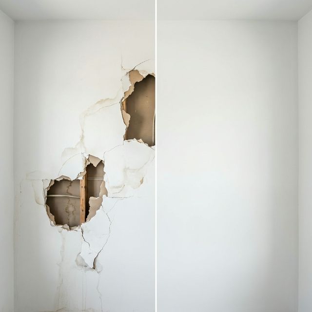 Before: Drywall Patch & Paint